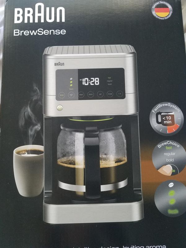 Braun BrewSense KF7150 review: Braun's compact coffee maker brews