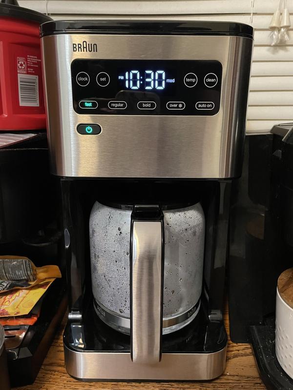 Braun BrewSense 12-Cup Drip Coffee Maker with FlavorCarafe 