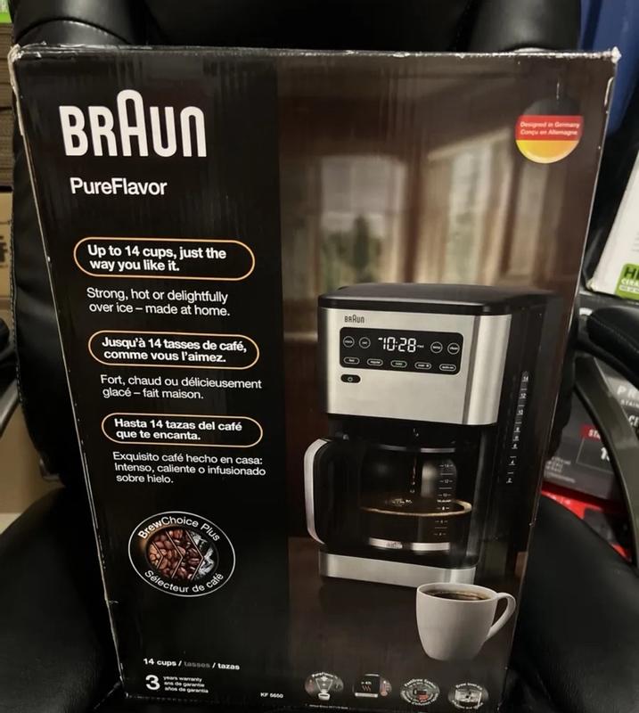 Reviews for Braun KF5650BK PureFlavor 14- Cup Black and Stainless