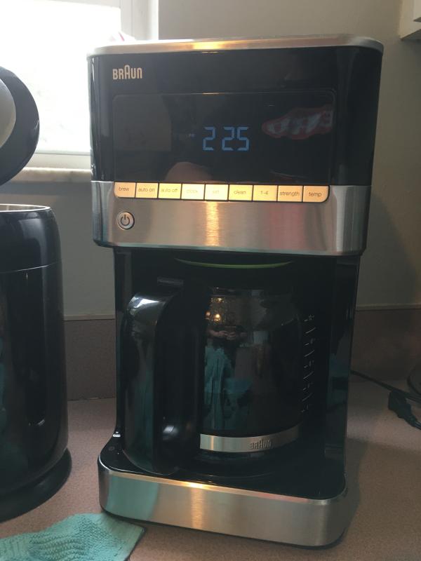 Braun Brew Sense 12-Cup Drip Coffee Maker with Glass Carafe in Stainle