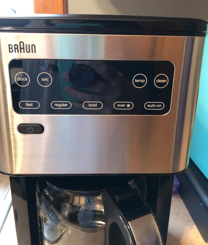 Braun KF5650BK PureFlavor 14- Cup Black and Stainless Steel Programmable Drip  Coffee Maker with FastBrew System KF5650BK - The Home Depot