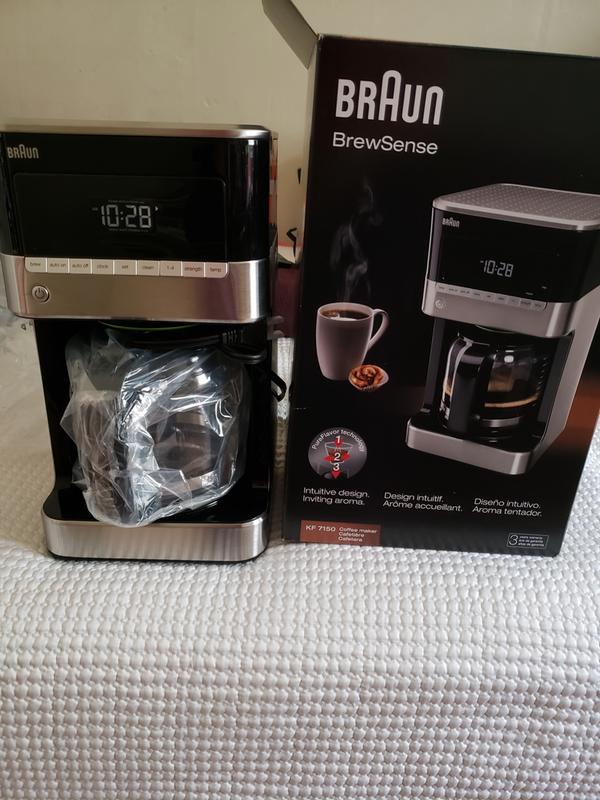 Braun KF7170SI BrewSense Drip Coffeemaker 12 Cup Stainless Steel