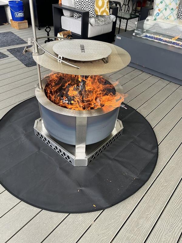 Breeo X Series 30 Smokeless Fire Pit-Heavy-Gauge Steel Material
