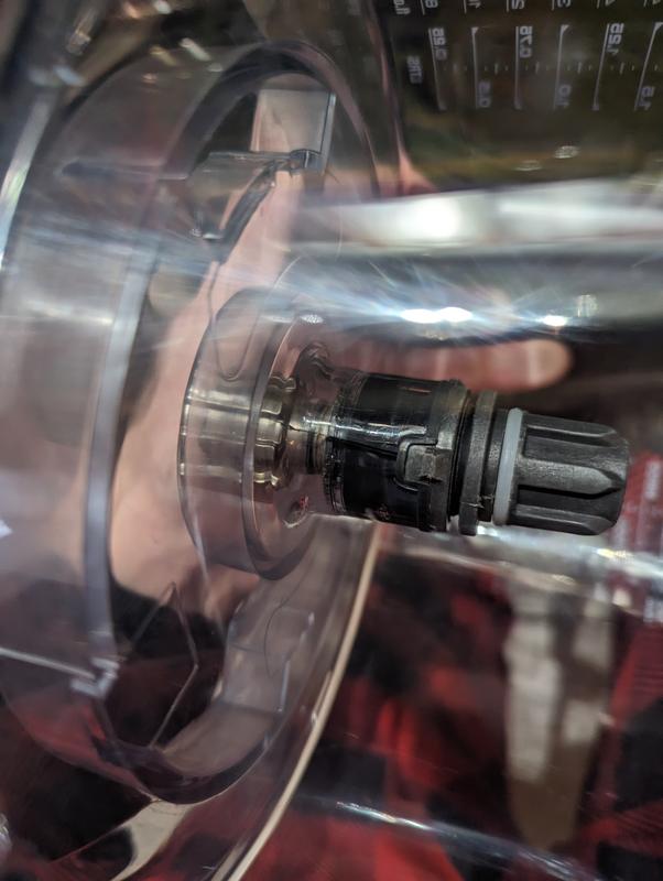 large bowl crack at spindle