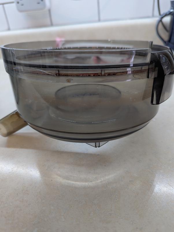 Zoom in and you can see the build up of food bits.