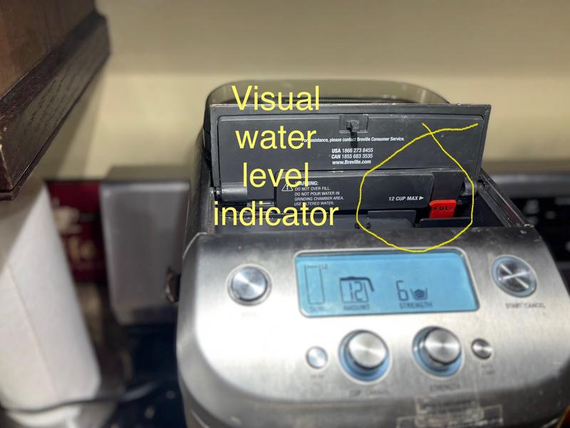 overfill indiator for hearing impared people