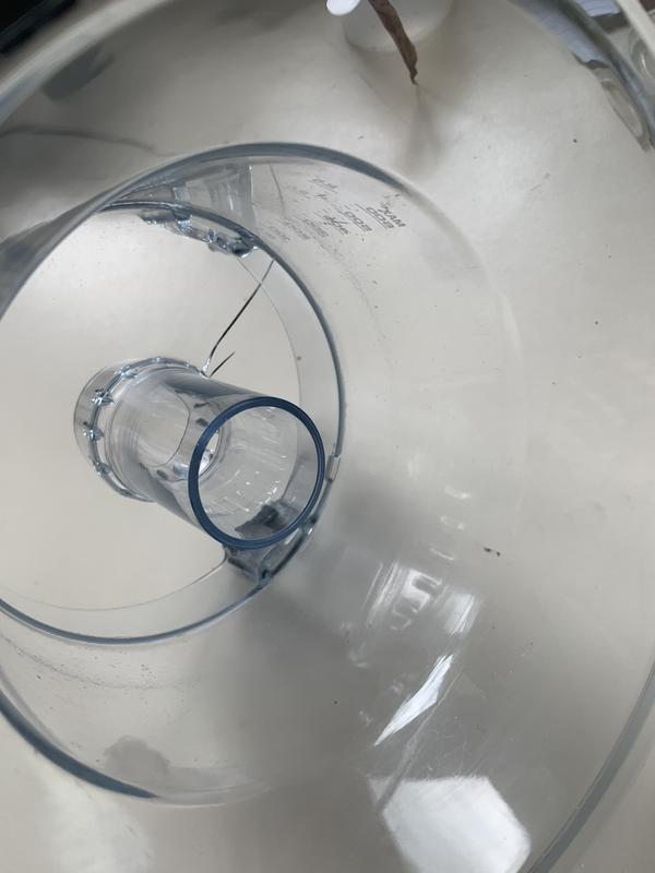 Base of inner bowl cracked.