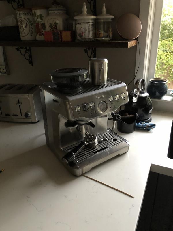 The Barista Express With Milk Jug Thermal Espresso Machine Breville