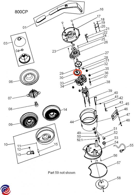 800CP Breville Citrus Press EXPLODED VIEW mark up.jpg