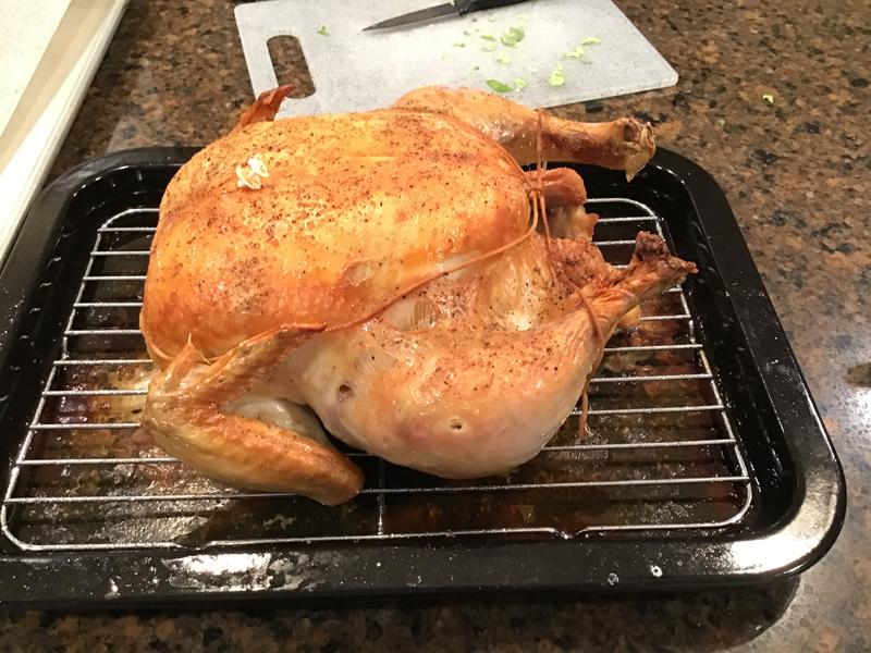 Our "rotisserie" chicken