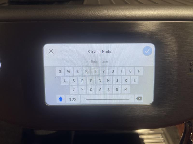 My brand new Barista touch impress