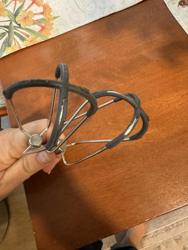 Rubber beater bits in batter is bad