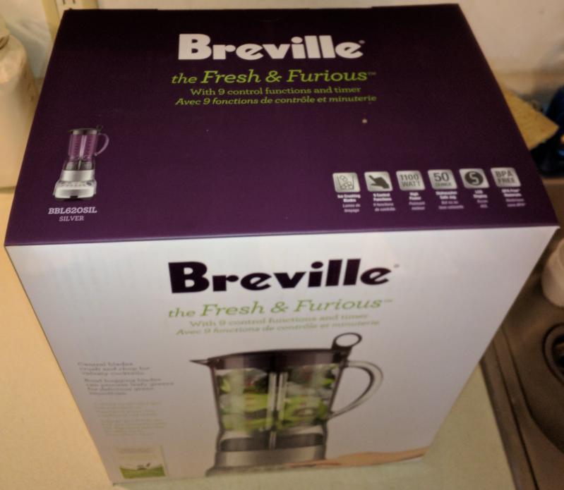 Breville Fresh and Furious Blender, Silver Truffle, BBL620SIL/V