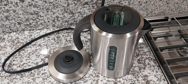 Meison Electric Kettles Stainless Steel Interior, Double Wall Hot Water Boiler Heater, Cool Touch Electric Teapot Heater Kettle, Auto Shut-Off and Boi