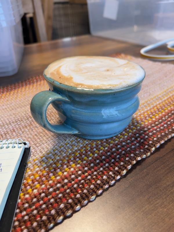 I'm no latte artist, but I make a fine cup of it. I like a plain espresso too. Espresso love.