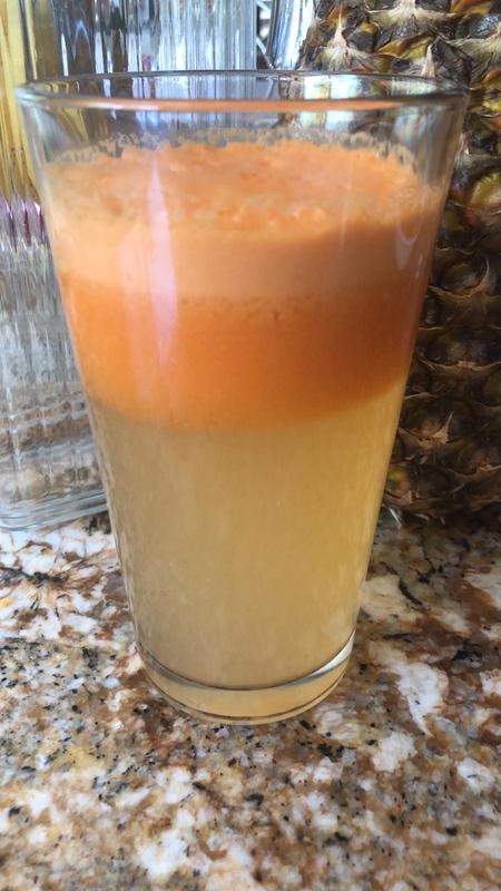 CAPO : carrot, apple, pineapple, orange juice