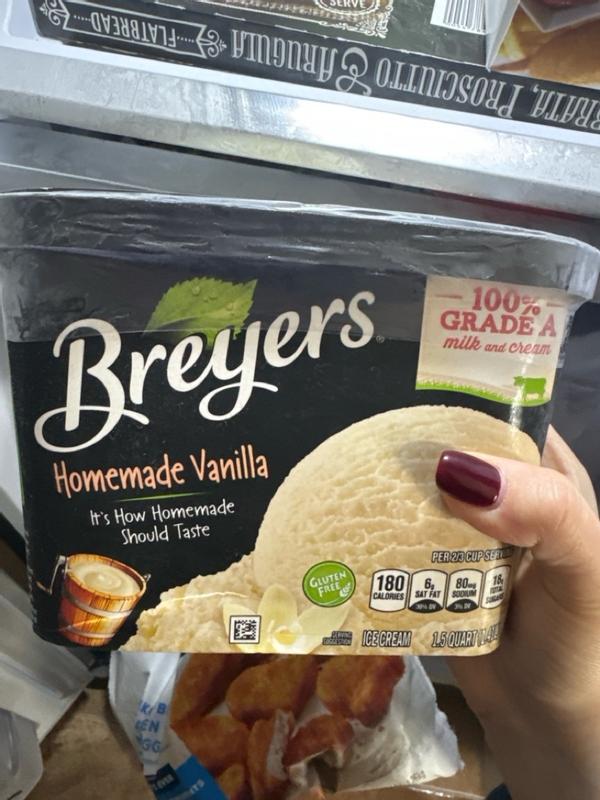 Breyers Homemade Vanilla Ice Cream Tub, 48 oz - City Market