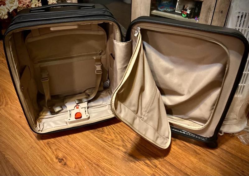 Customer photo for "Luxury and Functionality in a maximum capacity luggage!"