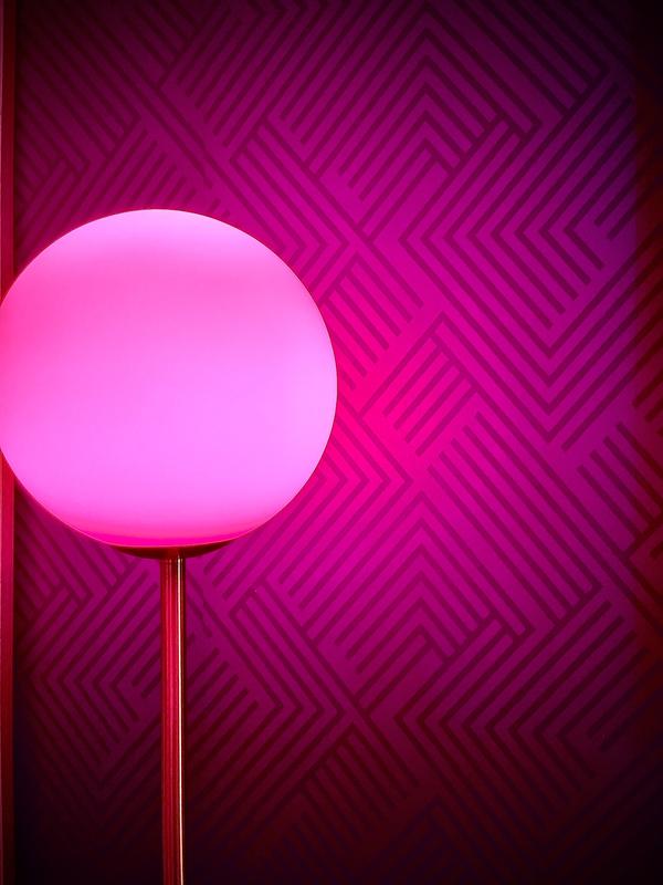 With Philips Hue light