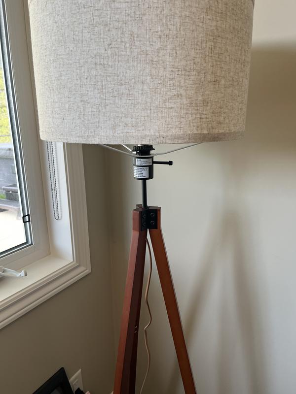 Alpine tripod hot sale floor lamp