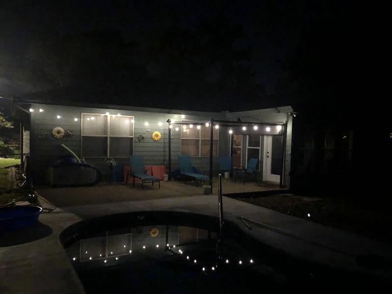 Reflections in the pool