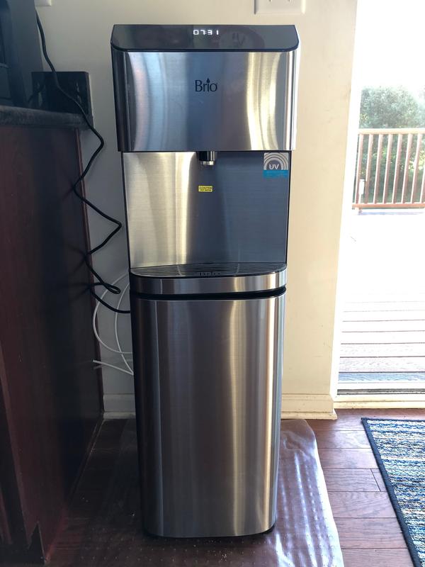 Brio Moderna UV Self Cleaning Bottleless Water Cooler Dispenser with F —