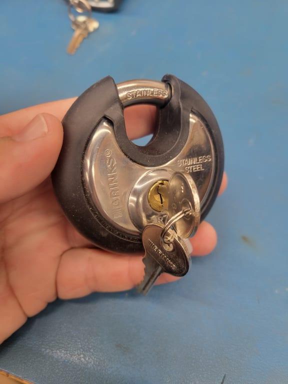 70mm Commercial Stainless Steel Keyed Discus Padlock