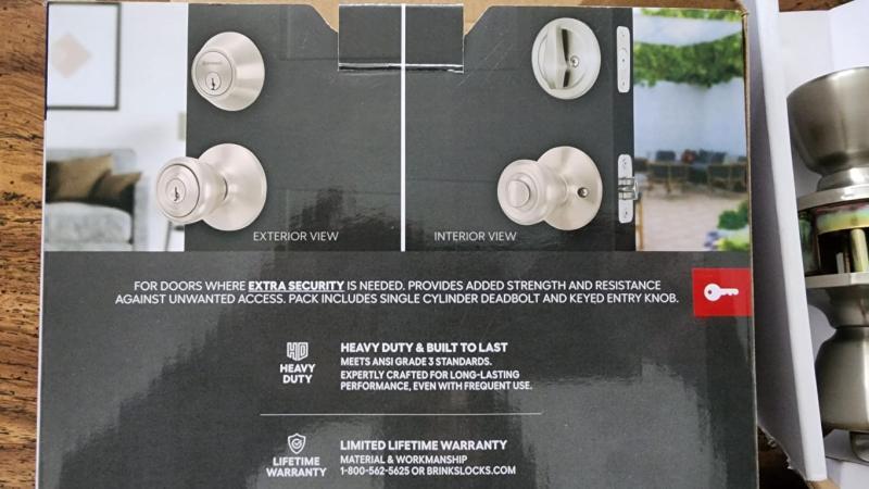 Brinks Tulip Knob and Deadbolt Combo