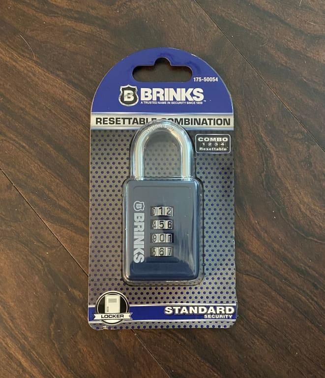 ブレックファスト・クラブ(LD) BRINKS - 40mm 4-Dial Resettable Sports Padlock - Zinc Die
