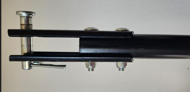 Hitch attachment - not height adjustable.  How strong????