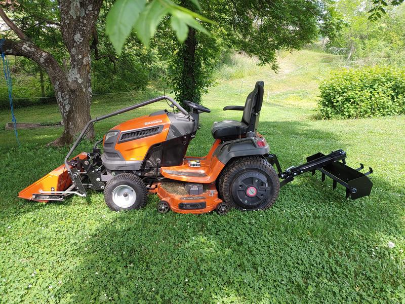 Box blade for riding lawn mower sale