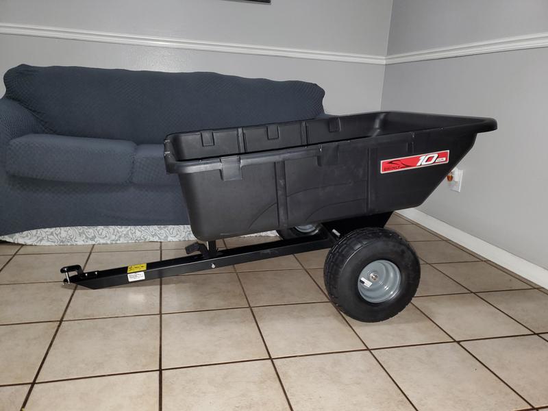 Have a question about Brinly-Hardy 650lbs. 10cu.ft. Tow-Behind