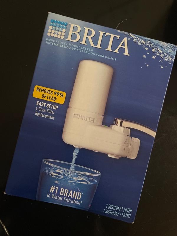 Brita 2ct Replacement Water Filters for Brita Tap Faucet Mounts - Chrome