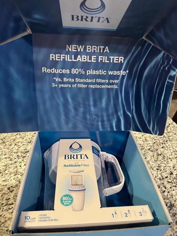 格安SALEスタート！ Brita Cup 10 Large with System Filtration Water Refillable その他
