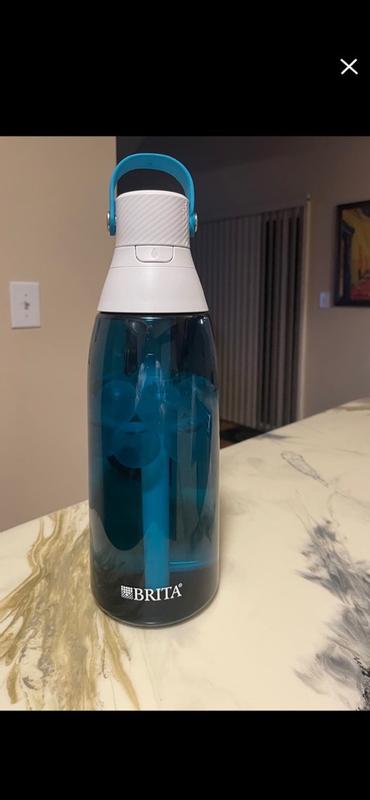 Brita Brita Water Bottle with Filter, Premium Filtered Water Bottle, BPA  Free Sea Glass