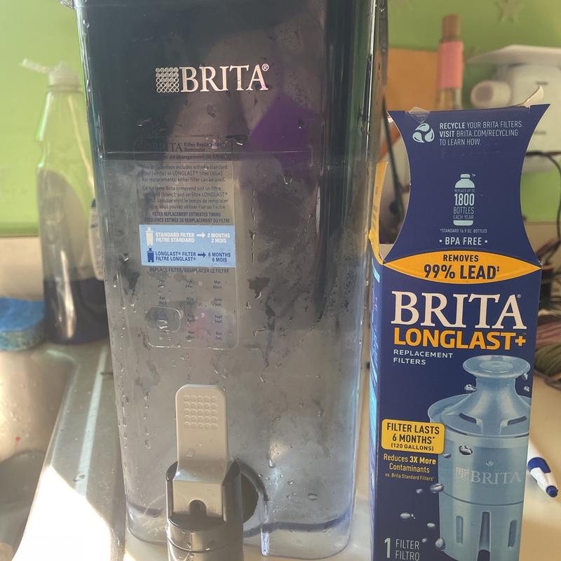 Brita® UltraMax 18Cup Water Filter Pitcher in Grey Bed Bath and