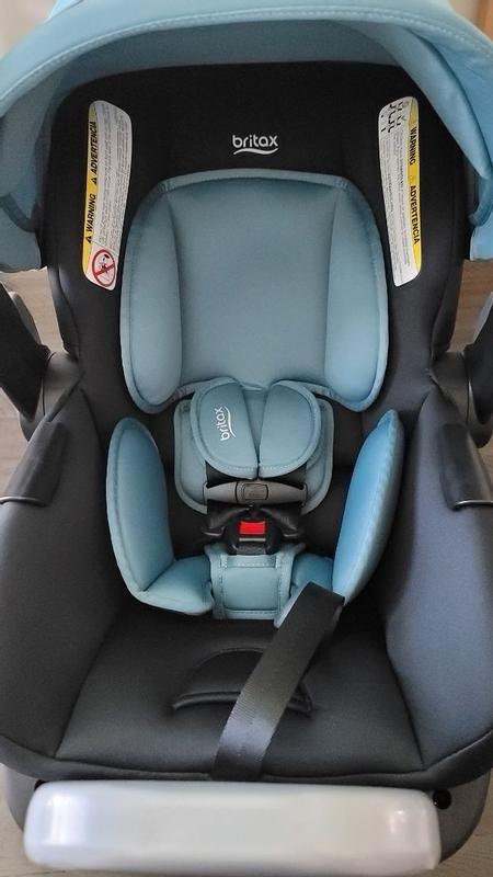 Britax car seat stuck in stroller online