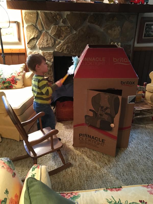 Keeping his house clean.