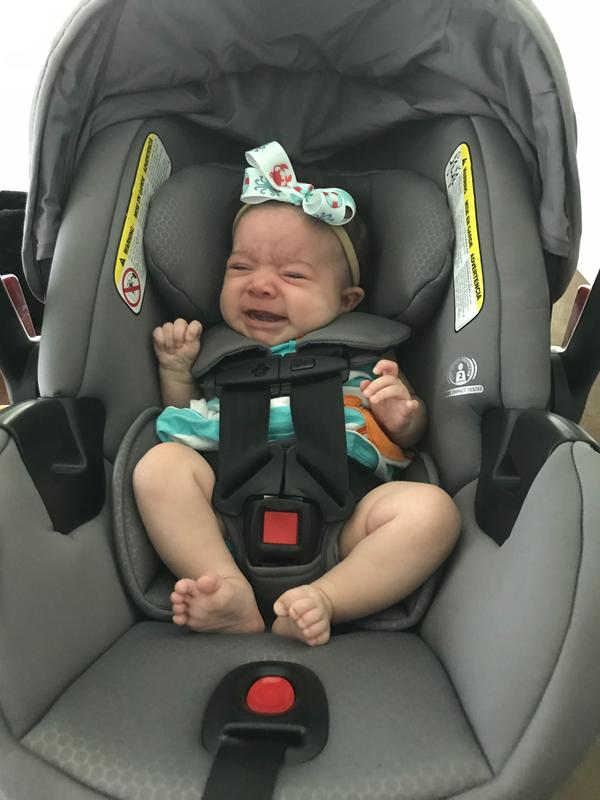 2 month old in the seat