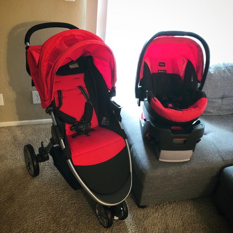 britax 2017 b agile & b safe 35 travel system