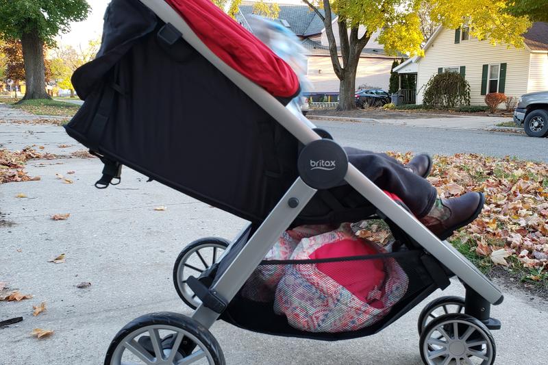 Britax store stroller recline