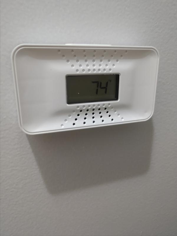 Temperature display
