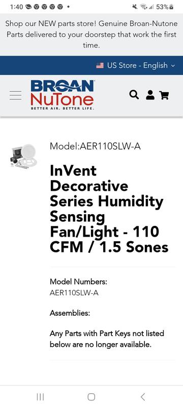 Broan-NuTone Roomside Series Decorative White 110 CFM Ceiling Humidity  Sensing Bathroom Exhaust Fan with LED Panel, ENERGY STAR AERN110SLW - The  Home Depot