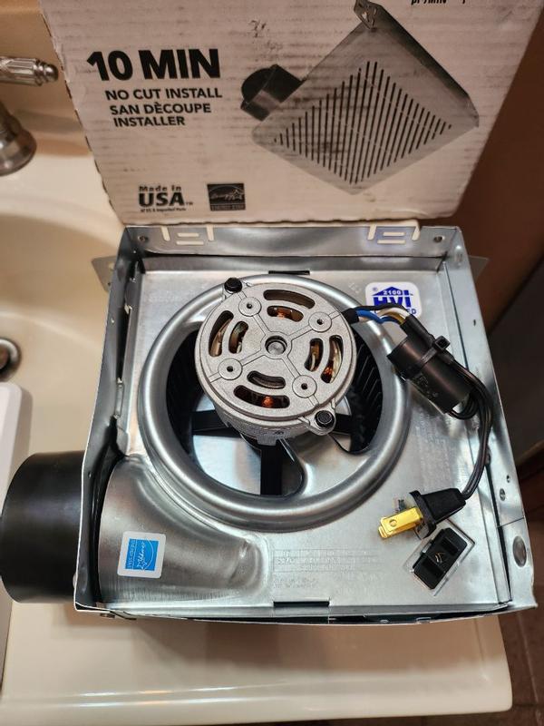 Broan-NuTone 2-Sone 50-CFM White Bathroom Ventilator Fan (ENERGY STAR ...