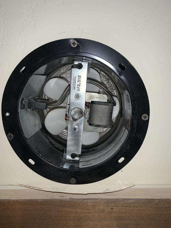 673 6 Inch Vertical Discharge Fan 60 Cfm, Ceiling Vertical Discharge Exhaust Fan