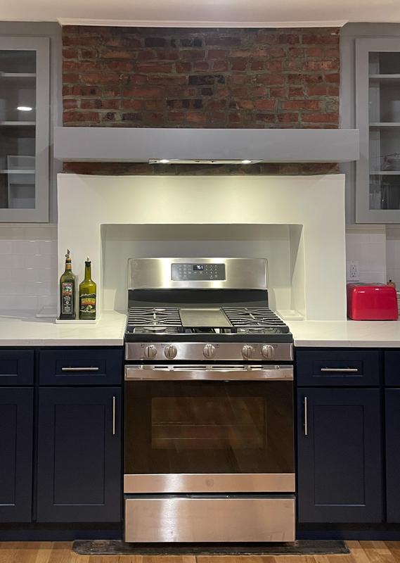 Range Hoods - 30'' and 36 Wood Range Hood Front in 6 Wood Types by Omega  National