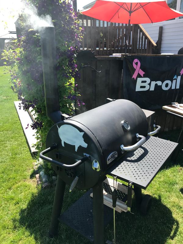 Broil King Regal Fusain décalé 400 Offset Fumoir et barbecue