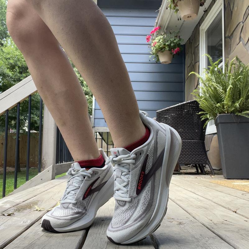 Customer photo for "Comfortable and Supportive Running Shoes"