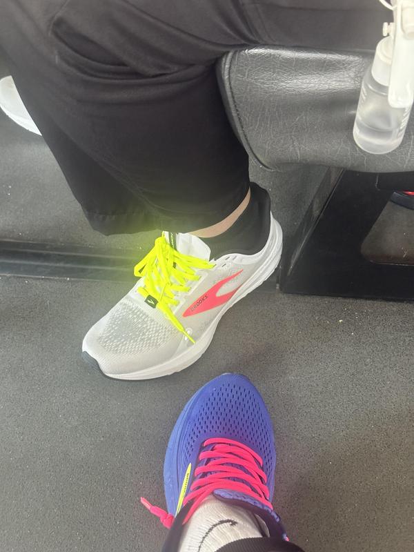 Myself and my colleague are both rocking and loving our Brookes shoes, so comfy for a 12 hours shift