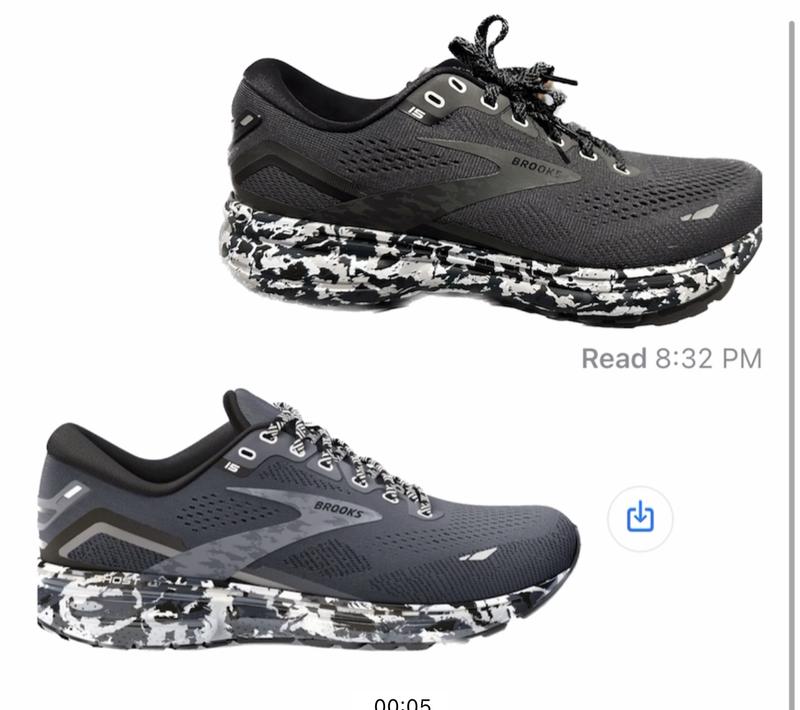 Brooks Ghost 15 Black/Oyster/Camo Women's Running Shoe - Hibbett